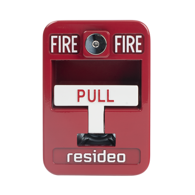 Estación de jalón convencional de acción simple color roja