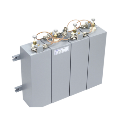 Duplexer UHF, 440-512 MHz, 4 Cavidades de 4 in por Lado, 3.0 MHz (Min.) Separación Tx-Rx, 150 Watt, N Hembras.