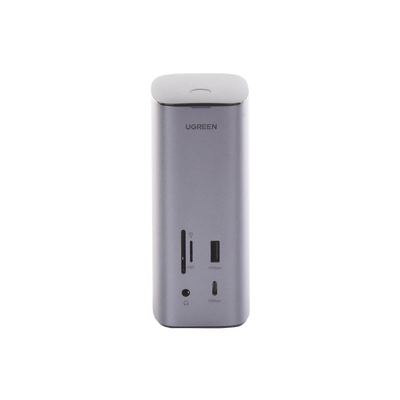 HUB USB-C (Docking Revodok Pro) 12 en 1 | 2 USB-A 3.0 | 1 USB-C PD Carga 100W | 1 USB-A 3.1 | 1 USB-C 3.1 | HDMI 4K | HDMI 8K Ultra HD | Display Port 4K | RJ45 (Gigabit) | Lector Tarjeta SD + Micro SD (TF) | Jack Audio 3.5mm. - Image 2