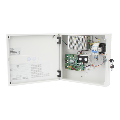 Controlador de Acceso para 4 puertas / Administrable 100 % en la Nube / Compatible con Teclado Wiegand de Terceros / PIN para visitas desde la APP / Capacidad de batería de respaldo / Función de Anti-Passback / 50,000 Tarjetas