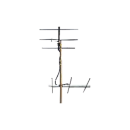 Juego de 2 Antenas Bi-direccionales reforzadas de 3 elementos para TV.