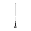 Antena Móvil VHF 138-174 Mhz, Ganancia de 3 dBi, Potencia de 150 W, Longitud Máxima 137 cm.