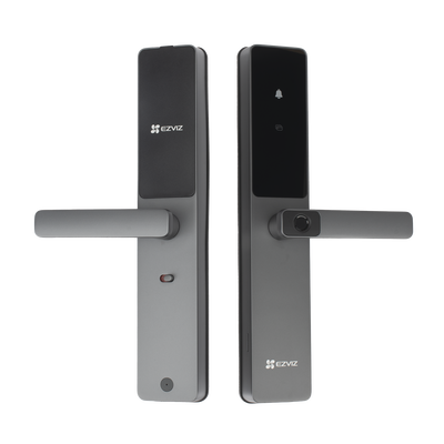 Cerradura Inteligente / Cerrojo Tipo Americano / Wi-Fi / Bluetooth  /  Códigos Temporales Para Visitantes / Lectura de Huella / Lectura de Tag / Contraseña /  Botón para Timbrar / Apertura remota /  No Requiere Hub