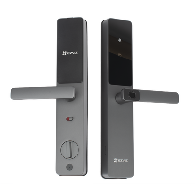 Cerradura Inteligente / Wi-Fi / Bluetooth  / Códigos Temporales Para Visitantes / Lectura de Huella / Lectura de Tag / Contraseña /  Botón para Timbrar / Apertura Remota /  Alarma Anti-intrusión /  No Requiere HUB