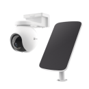 Kit de Cámara de Batería Recargable  y Panel Solar / Wi-Fi / Almacenamiento Gratuito en Memoria Interna de 32 GB / Incluye 1 pieza de CS-HB8 y 1 Pieza de CS-CMT-SOLARPANEL-E