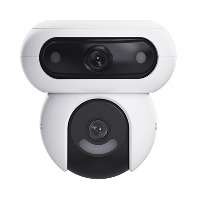 Cámara de Seguridad Dual 4G LTE + WiFi 6 / 4MP + 4MP Dual Lente / 360° Panorámica / Detección IA Humano-Vehiculo / Seguimiento Automático / Almacenamiento MicroSD 512GB + Nube / Resistente a Int - Image 3