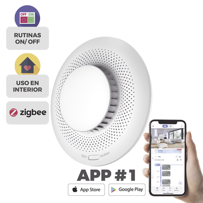 Detector de Humo Inalambrico / Compatible con Hub CS-A3 / ProtocoloZigbee / Uso interior - Image 4