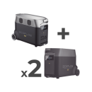 Estación de Energía Portátil DELTA PRO 3600Wh Litio LFP / 5 AC 3600W (7200W Pico) / 2 USB-C 200W / Capacidad para Aumentar Respaldo / Cargador de Coche 10A a 12.6V / Conectividad WiFi y Bluetooth (App) / Carga Solar 1600W Ma