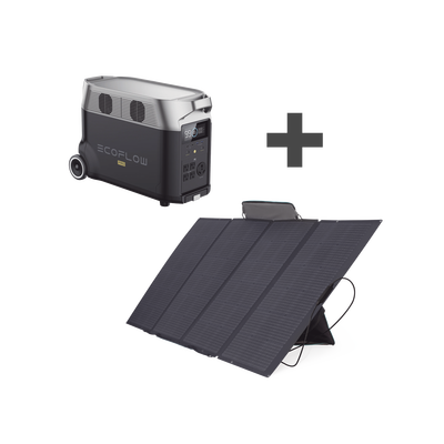 Kit de Estación de Energía Portátil 3600Wh + Panel Solar Flexible 400W