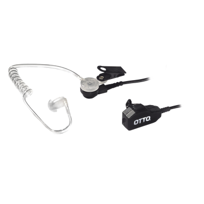 Kit de Micrófono-Audífono Comercial de 2 cables para KENWOOD NX-340/320/420, TK-3230/3000/3402/3312/3360/3170