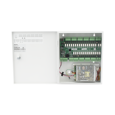 Controlador de Elevador IP Para 32 Pisos / Gestión 100% en la Nube / Interfaz Web / Pases Temporales desde App / Activación de Pisos desde App/ Wiegand / POE / 20,000 Tarjetas /100,000 Eventos / Compatible con Videoporteros Akuvox