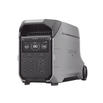 Estación de Energía Portátil DELTA PRO3 / 4096Wh Litio LFP / 5 AC 4000W (8000W Pico) / 2 USB-C 100W / Capacidad para Aumentar Respaldo / Cargador de Coche 10A a 12.6V / Conectividad WiFi y Bluetooth (App) / Carga Solar 2600W Max. (2 P - Image 4