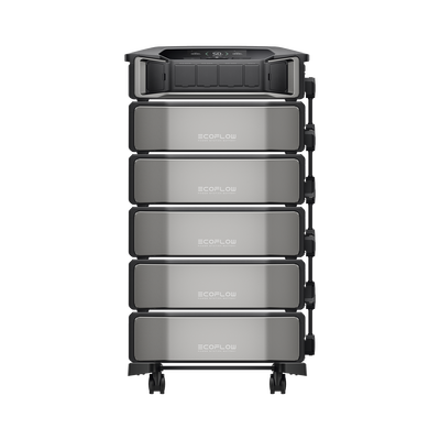 Estación de Energía Delta Pro Ultra 7.2kW para Respaldo Residencial, Incluye Batería de Litio LFP 6kWh (30kWh Totales), Sincronización para Mayor Potencia, Carga Solar Hasta 4000W, Capacidad de Trabajo Online (0ms)