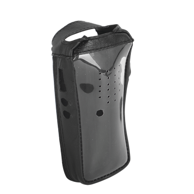 Funda Reforzada de Piel con visor frontal transparente en TK-2202, TK-2212, TK-2302, TK-2402, NX-240, TKD-240.