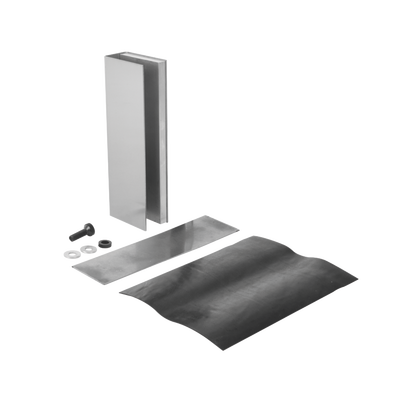Montaje "U" para Puertas de Vidrio/ 3/4" de Grosor/ Para Chapas Magnéticas de 1200 lbs./ Ajuste por Opresores - Image 3