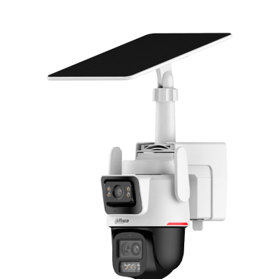 DAHUA DH-IPC-PTS2649C-3E3Z-4GB20, Cámara PT Solar 4G WizColor/ Dual 3 + 3MP/ SMD 3.0/ Disuasión Activa/ Audio bidireccional/ Zoom Híbrido Inteligente/ Auto tracking Lite/ Modo AOV (“Always-On Video”)/ IP 66/ Ranura Micro SD/