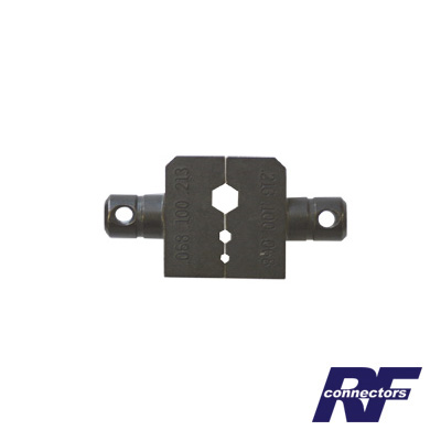 Dado para plegar conectores de anillo 0.068", 0.100" y 0.213" en RG-58/U, 8219, LMR-195, CNT-195 u 8240.