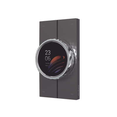 Mini pantalla táctil Hub controlador integrable con sistemas de automatización compatible con múltiples marcas, una entrada de iluminación, 4 botones para escenas. Conexión Wifi